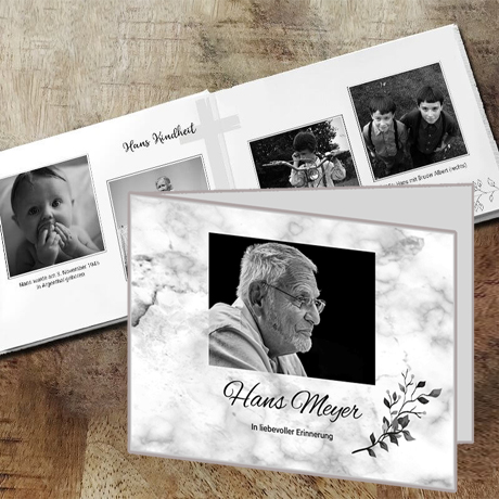 Trauer Danksagungskarten Gras am See